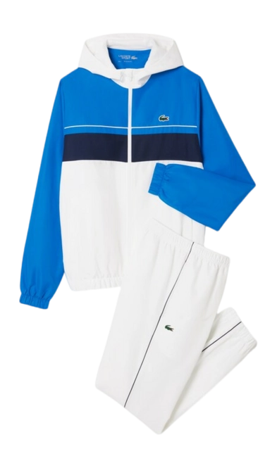 Tracksuit Lacoste Men WH2661 White Gipsy Blue Navy Blu