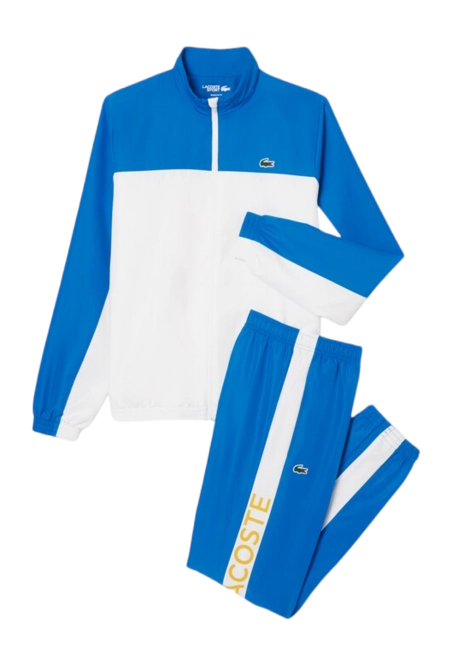 Tracksuit Lacoste Men WH8989 White Gipsy Blue Plum Yel 25