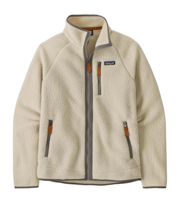 Zip Sweatshirt Patagonia Men Retro Pile Jacket Pelican