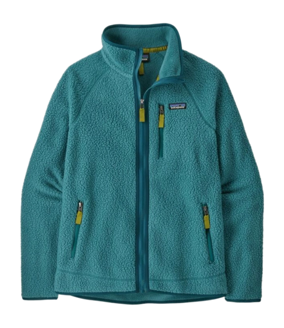 Zip Sweatshirt Patagonia Men Retro Pile Jacket Wetland Blue