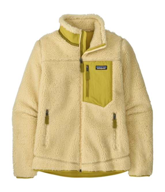 Zip Sweatshirt Patagonia Women Classic Retro-X Jacket Buttercup Yellow