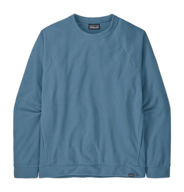 Jumper Patagonia Men Micro D Crewneck Still Blue