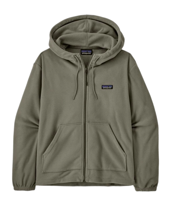 Zip Sweatshirt Patagonia Women Micro D Fleece Hoody River Rock   Green