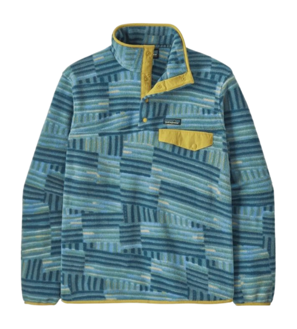 Jumper Patagonia Men LW Synch Snap-T P/O Quilty Fitz: Wetland Blue