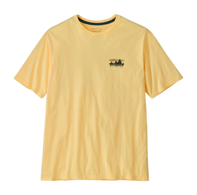 T-Shirt Patagonia Men '73 Skyline Organic Buttercup Yellow 25