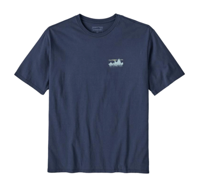 T-Shirt Patagonia Men '73 Skyline Organic New Navy 25