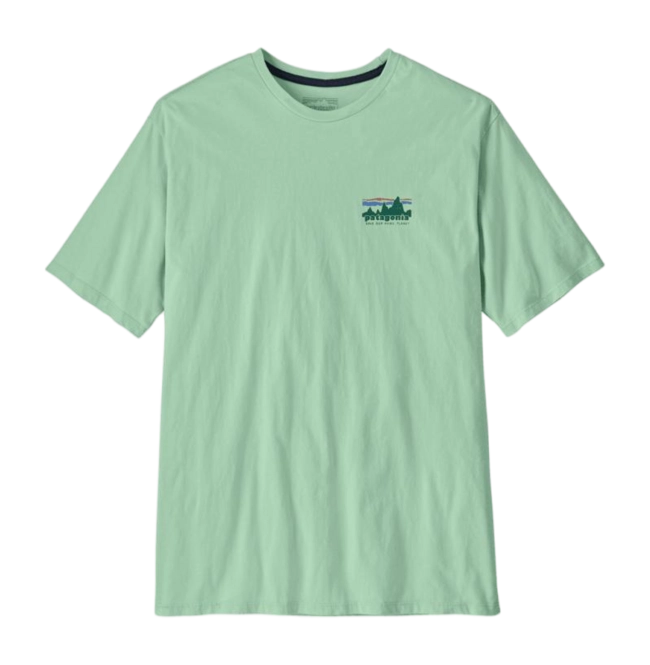 T-Shirt Patagonia Men '73 Skyline Organic Rinsed Green