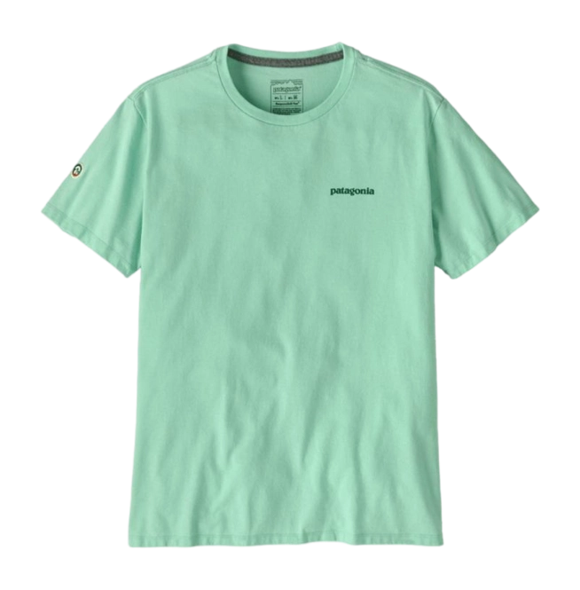 T-Shirt Patagonia Unisex Fitz Roy Icon Responsibili-Tee Rinsed Green