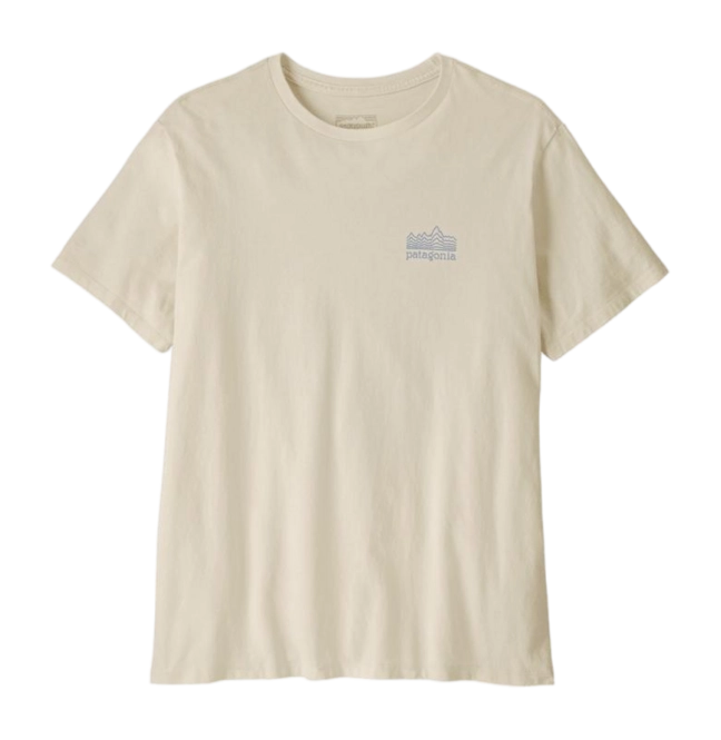 T-Shirt Patagonia Unisex Strataspire Responsibili-Tee Birch White