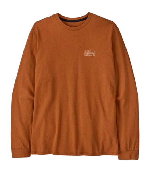 Long Sleeve Shirt Patagonia Unisex Strataspire Responsibili-Tee Robin Brown