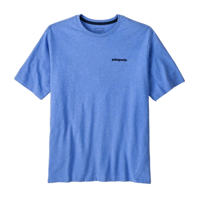 T-Shirt Patagonia Men P-6 Logo Responsibili-Tee Abundant Blue 25