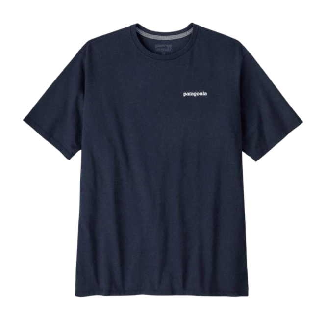 T-Shirt Patagonia Men P-6 Logo Responsibili-Tee New Navy