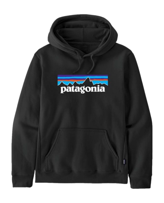 Hoodie Patagonia Unisex P-6 Logo Uprisal Black 25