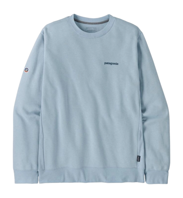 Jumper Patagonia Unisex Fitz Roy Icon Uprisal Crew Fleck Blue