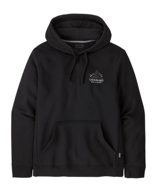 Patagonia Hoodie Unisex Chouinard Crest Uprisal Black 25