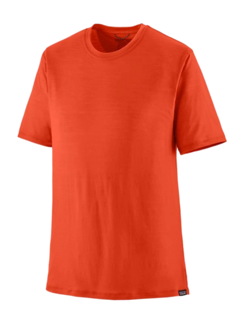 T-Shirt Patagonia Men Capilene Cool Merino Blend Shirt Pollinator Orange