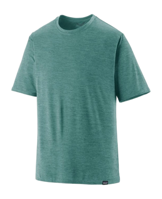 T-Shirt Patagonia Men Capilene Cool Daily Shirt Light Wetland Blue X-Dye