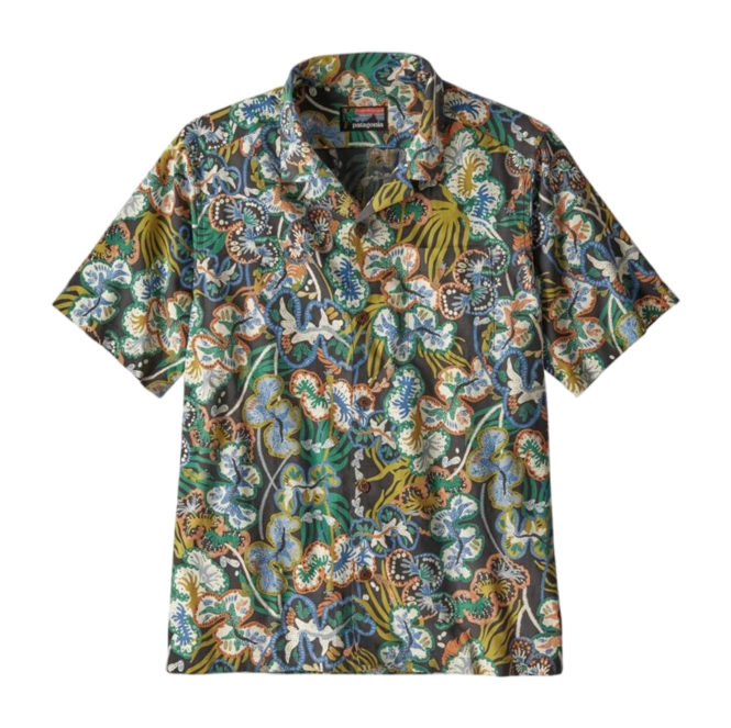 Shirt Patagonia Men Tidal Threads Camp Shirt Undersea: Ink Black 25