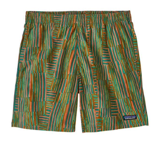 Shorts Patagonia Men Funhoggers Shorts Quilty Fitz: Heartleaf Green