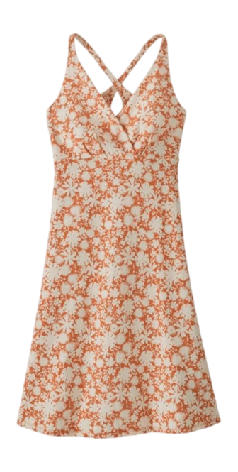 Dress Patagonia Women Amber Dawn Dress Way Back: Rock Melon 25