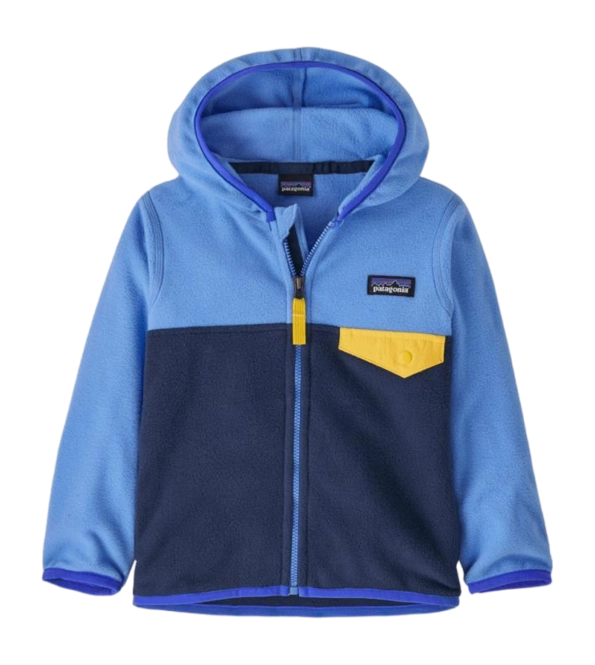 Zip Sweatshirt Patagonia Baby Micro D Snap-T Jacket New Navy w/Abundant Blue