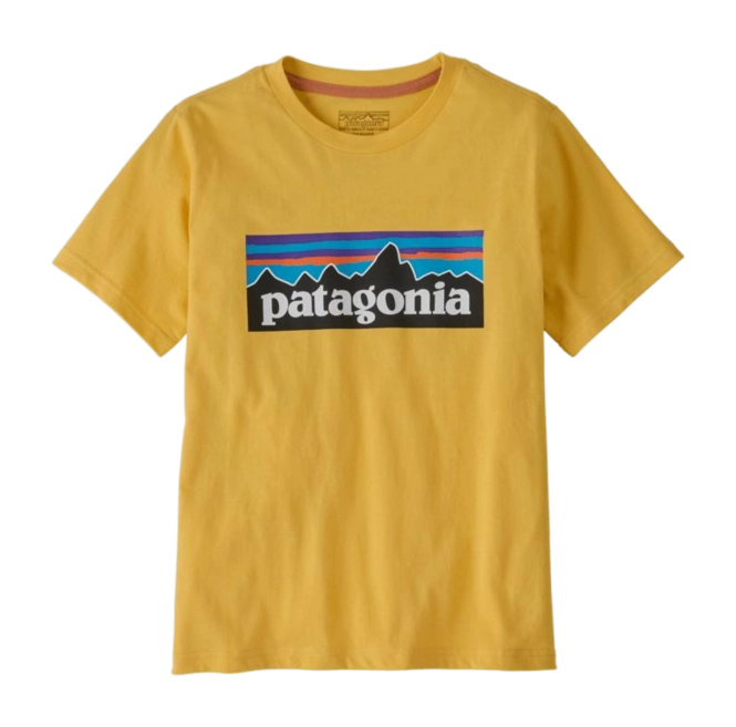 T-Shirt Patagonia Kids P-6 Logo Nectar Yellow