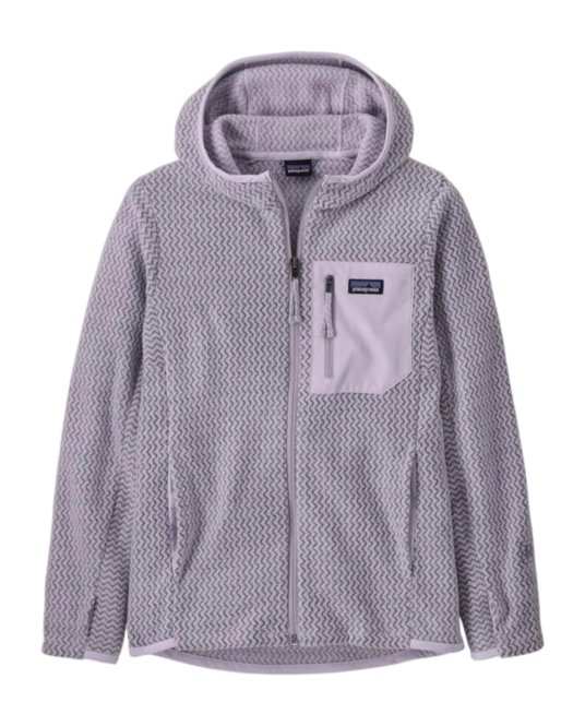 Zip Sweatshirt Patagonia Kids R1 Air Full-Zip Hoody Foxglove Purple