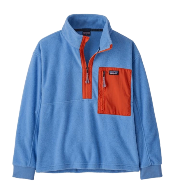 Jumper Half Zip Patagonia Kids Microdini 1/2 Zip P/O Abundant Blue