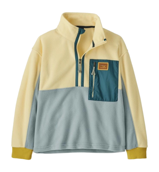 Jumper Half Zip Patagonia Kids Microdini 1/2 Zip P/O '73 Skyline: Thermal Blue