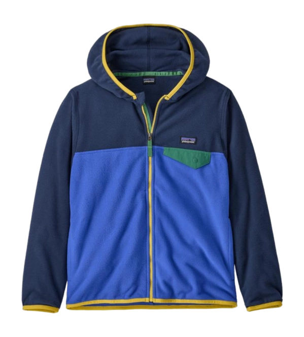 Zip Sweatshirt Patagonia Kids Micro D Snap-T Jacket Eddy Blue