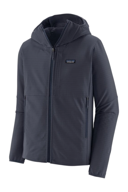 Zip Sweatshirt Patagonia Men R1 TechFace Hoody Smolder Blue