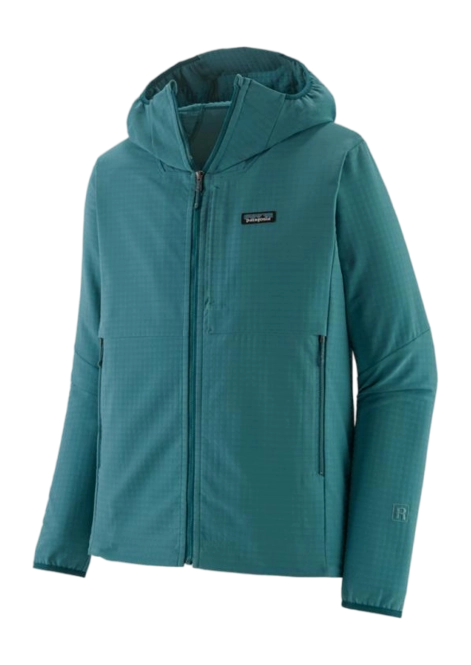 Zip Sweatshirt Patagonia Men R1 TechFace Hoody Wetland Blue