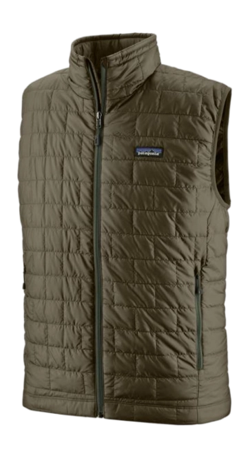 Body Warmer Patagonia Men Nano Puff Vest Basin Green with Tent Green