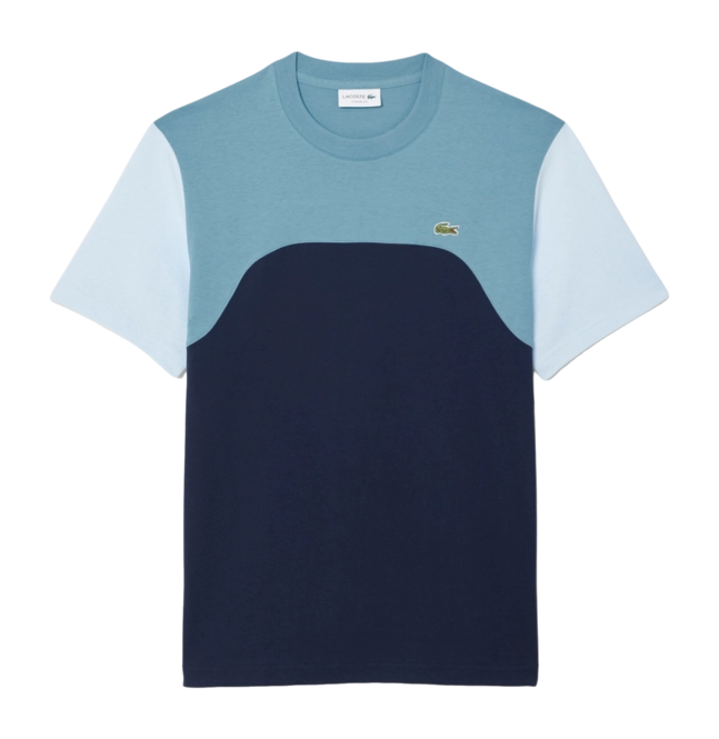 T-Shirt Lacoste Men TH9551 Navy Blue Limestone Rill 25
