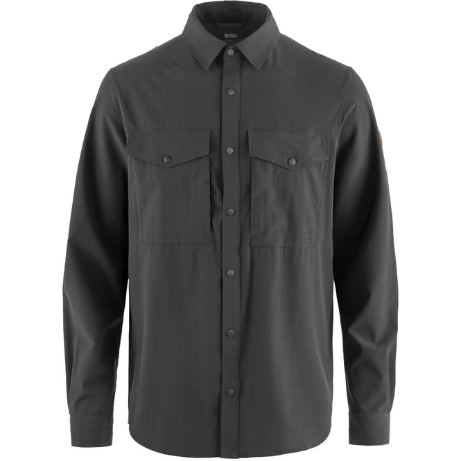 Shirt Fjällräven Men Abisko Trekking Dark Grey 25