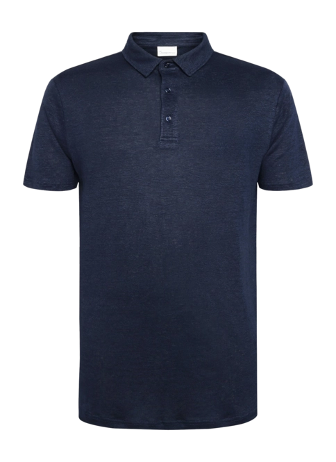 Polo Shirt KnowledgeCotton Apparel Men Regular Linen Total Eclipse