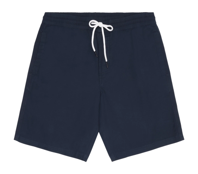 Shorts KnowledgeCotton Apparel Men Boardwalk Slub Total Eclipse