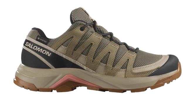 Walking Boots Salomon Women X-Adventure Recon GTX Falcon Desert Tan