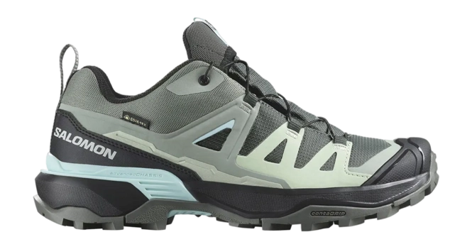 Walking Boots Salomon Women X Ultra 360 GTX Sedona Sage Black Sea