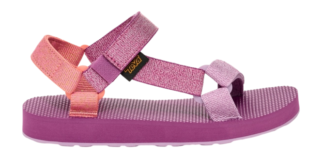 Teva Kids Original Universal Metallic Pink Purple Multi 25