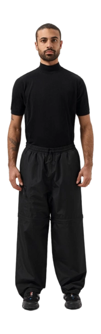 Waterproof Trousers Maium Unisex Zip Pants Black 25
