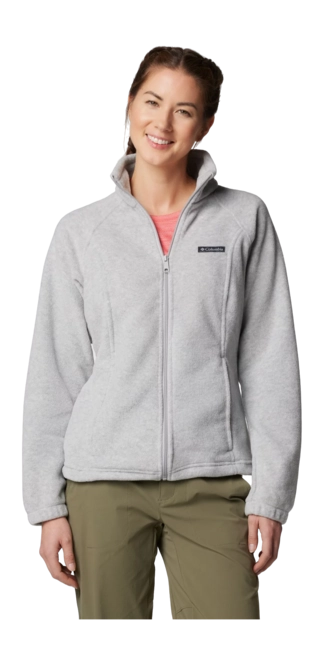 Zip Sweatshirt Columbia Women Benton Springs Full Zip Cirrus Grey Heather
