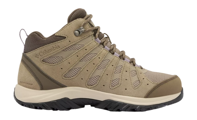 Walking Boots Columbia Women Redmond III Mid Waterproof Pebble Granite Purple