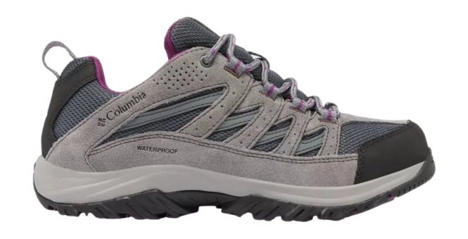 Walking Boots Columbia Women Crestwood Waterproof Graphite Wild Iris
