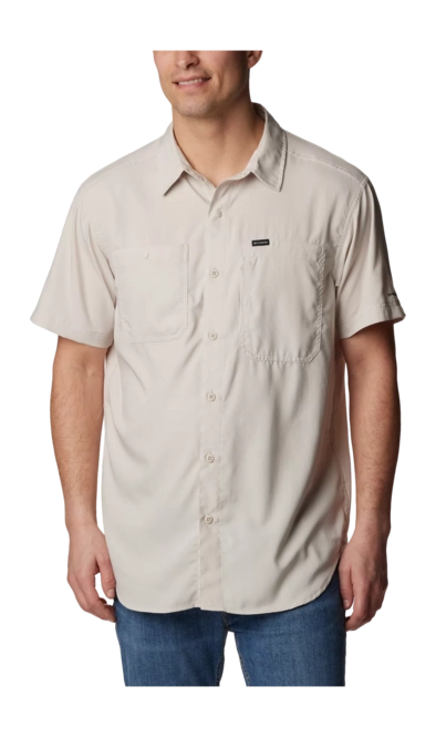 Shirt Columbia Men Silver Ridge Utility Lite Short Sleeve Dark Stone