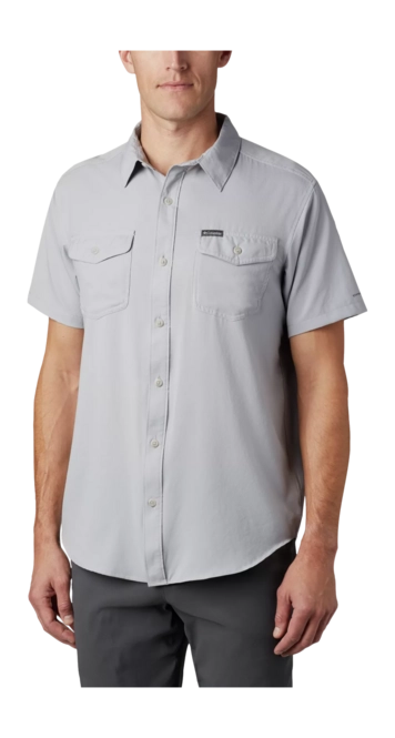 Shirt Columbia Men Utilizer II Solid Short Sleeve Shirt Columbia Grey