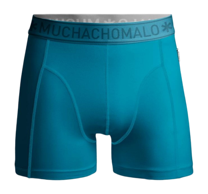 Swimming Trunks Muchachomalo Men Tight Swimshort Solid Neon Blue