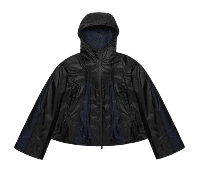 Jacket RAINS Unisex Kauto Vision Insulated Curve Jacket Black