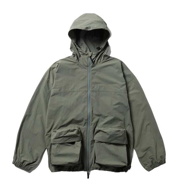 Jacket Snow Peak Men Nylon Tussah Light Olive