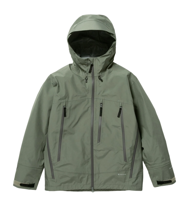 Raincoat Snow Peak Unisex GORE-TEX Jacket Olive